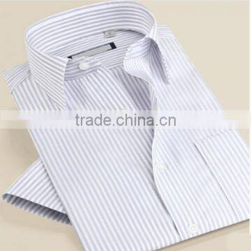 New Style 2016 Men Striped Short Sleeve Casual Dress Shirt , Men Garment photo-2