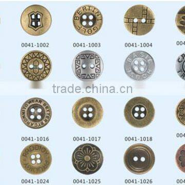 Western Europe Hot Sale Plating Gold Crown Buttons for Brown Leather Buttons photo-3