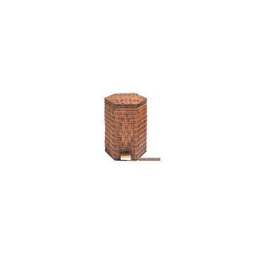 Sell Rattan Trash Bin