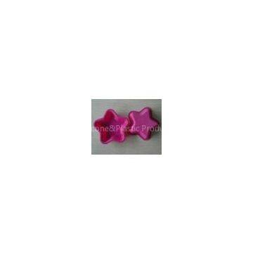 Nontoxic Heat Resist Silicone Baking Moulds , Recycled Star Mini Cake Molds