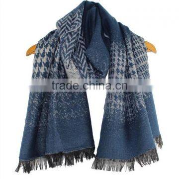 Women Winter Houndstooth Scarf EU Fashion Pashmina Scarf RL-243 photo-3