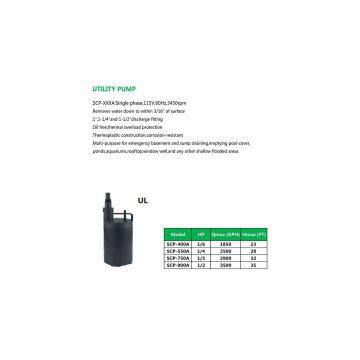 UTILITY PUMP SCP-400A SCP-550A SCP-750A SCP-900A