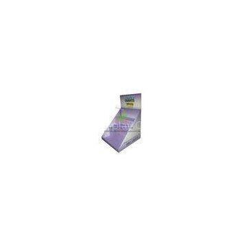 4C offset printing PDQ Trays advertisement stands for displaying DVD, shampoo