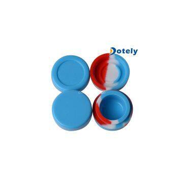 Food Grade Silicone Ball Wax DAB Container Reusable Cylindrical Silicone Jars for Concentrates Legal Oils
