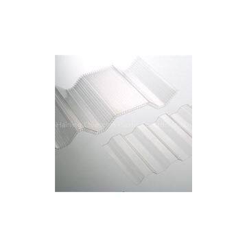 Multiwall Corrugated Polycarbonate Hollow Sheets