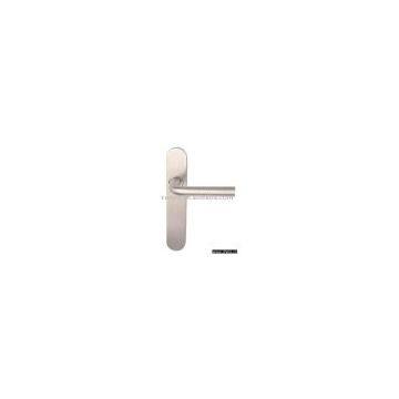 SH335002-F zinc door handle on plate