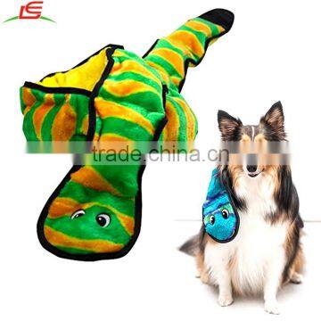 Durable Puppy Fun Play Plush Snake Dog Toy