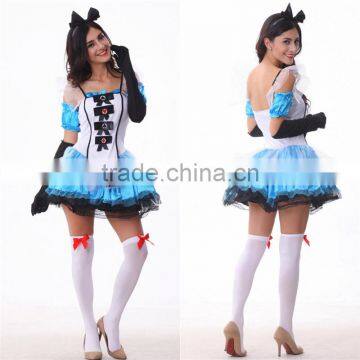 Onen Halloween Cosplay Fancy Dress Maid Outfit Alice In Wonderland Woman Costume