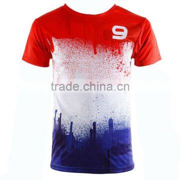 Chinese Supplier Clothes Wholesale Short Seeve Printed Men T-Shirt 013