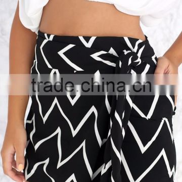 Custom 100% Polyester Women Chiffon Running Shorts,Casual Fashion Printed Sports Crossfit Shorts For Women