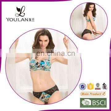 China Manufacturer Elegant Comfortable Sexy Bridal Bra And Panty Set