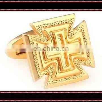 Christian gold Wedding cufflinks