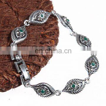 2017 Fashion Retro Jewelry Colorful Resin Crystal Gemstone Bracelet photo-3