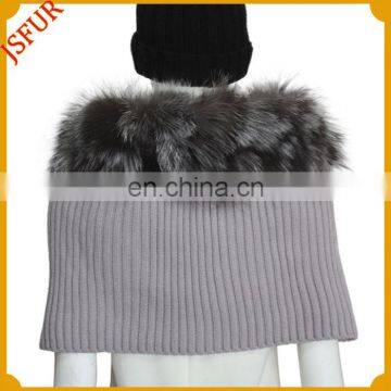 Genuine Raccoon Fur Shawl Knitted Fur Cape photo-2