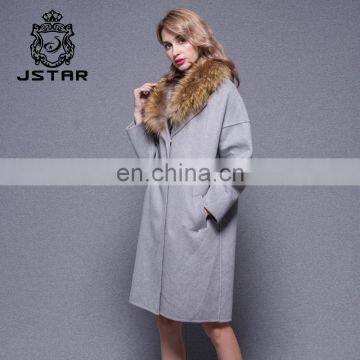 Top Grade Fashion Women Winter Wool Coat Lady Cashmere Winter Coat photo-4