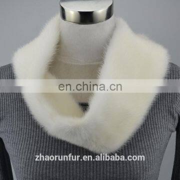 Fashion Double Full Fur Mink Fur Scarf Genuine Mink Fur Neckerchief for Women photo-3