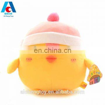 christmas hat small yellow chick baby plush stuffed toy