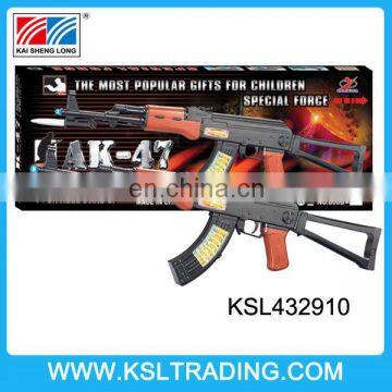 New Design AK 47 kid toy gun with laser and light for play