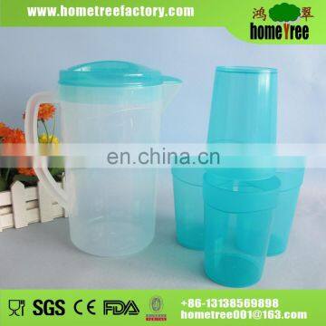 1.8L plastic pitcher and tumbler set