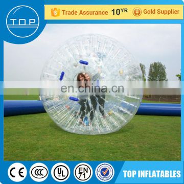 2017 balls for people inflatable dummy soccer bubble with En14960/EN15649