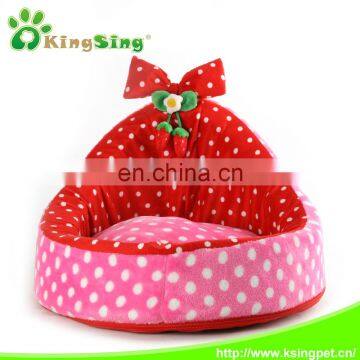 2015 Strawberry cream bed for luxury pet dog beds