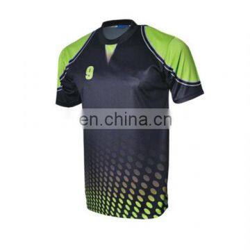 Women's 100% Polyester Sublimation Printed Short Sleeve Sport Shirt