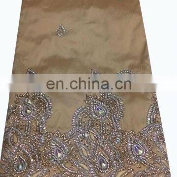 Hand Work Crystal Stones New Design Big George fabric Wrappers