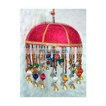 GIFT WIND CHIMES ELEPHANT BELL DECORATIVE WINDOW Indian Mobile Handmade DOOR VALANCES HANGING PARSOL Mobile door hanging LATKAN