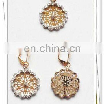 2017 elegant latest gold earing design african style