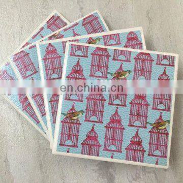 Promotional Gift Ceramic Coffee Cup Pad, Ceramic Drink Coaster Set photo-2