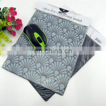 Hot sales non slip welded ultra-thin mouse pad with cusom printing