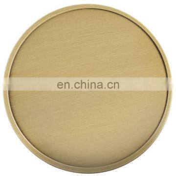 Gold plating blank metal coin