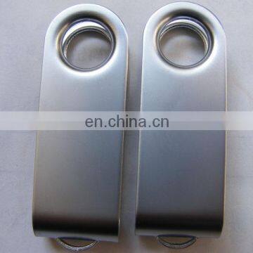 Dongguan sheet metal progressive stamping U-disk metal key chain