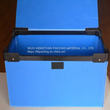 4mm blue pp corrugated sheet box with cover