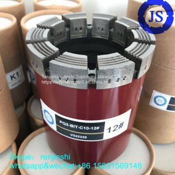 Wireline Core Bit / Impregnated Diamond Core Bit For Geological And Coal Mining Drilling Tools