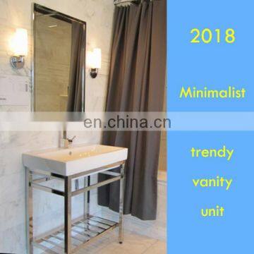 powder room sink console for solid marble countertop vanity
