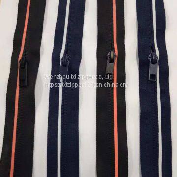 #5 Nylon Zipper  without  top and bottom stop