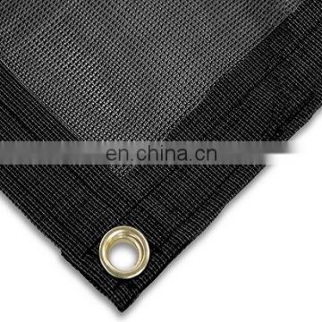 black mesh tarp with grommet for truck