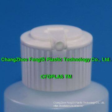 24-410 White PP Pivot Spout Caps for Disinfectant Bottles photo-4
