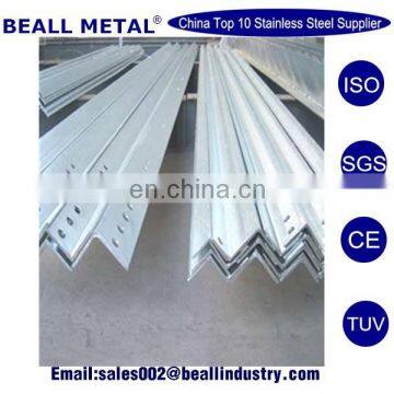 300 Series Grade and Round Type stainless steel angle bar 201 304L 316L 310S 309 321 347