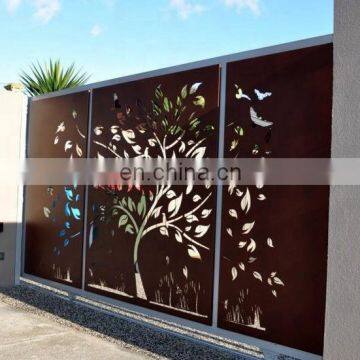 Corten Steel Screen Panels