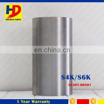 Diesel Engine S6K S4K Cylinder Liner For Excavator Engine Parts 34307-00501