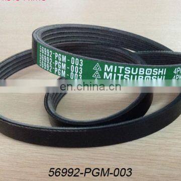 High Quality Cheap Price auto fan belts with oem 56992-PGM-003