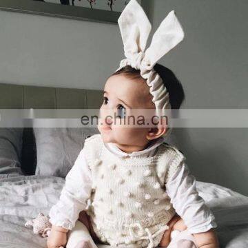 2019 Newborn Baby Knitted Romper Toddler Girls Autumn Jumpsuits Free Shipping (free Pick Size Color) photo-2
