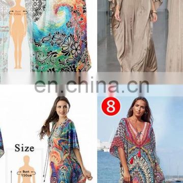 22styles  beach party wear rayon bikini cover ups white embroidered oversize swimsuit holiday Kaftan dresses