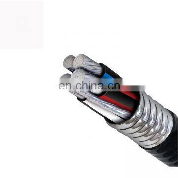 3 PHASE CONDUCTOR XLPE insulation Aluminum Armor MC Metal Clad Cables