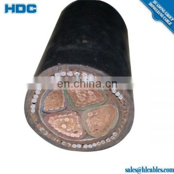 electric power cable unarmoured vv 22 aluminum 2 core copper xlpe/swb/pvc armored aluminum cable