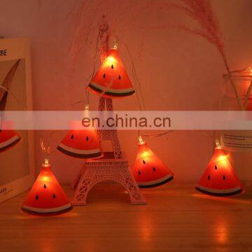 Cool And Refreshing Summer 2AA Battery Box Operated 10 LED Watermelon Fairy String Light For Wedding Party Home Decoration photo-2