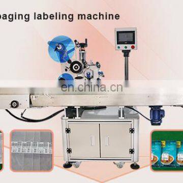 Automatic Top Label Dispenser Cheese Bag Surface Egg Tray Labeling Machine photo-2