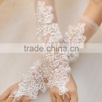 Instyles Women Ladies long Lace Fishnet Gloves Wedding Evening Party Length Costume FREE